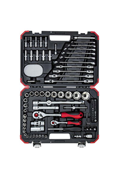Gedore Set of Socket Wrenches 1/4" + 1/2" 92 pcs