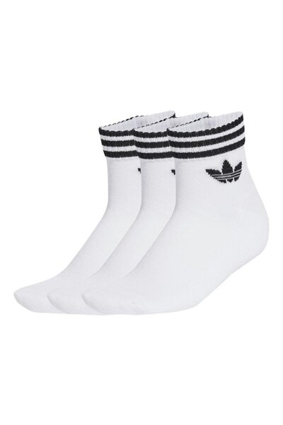adidas Λευκές κάλτσες 3S ANKLE S 3P JV7435