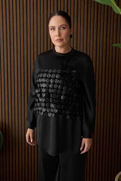 MÜSEMMA Büyük Beden Takım - SİYAH