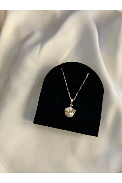 Merze Atelier Minimal İstiridye İnci Kolye