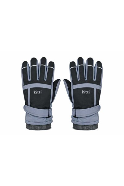 gigigiyim Waterproof Boys' Double Color Gloves