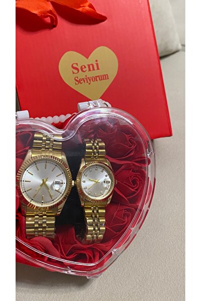 T-GOER 14 Şubat’a Özel Sevgililer Günü Kalpli Güllü Kutulu Hediye Seti