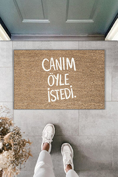 Rugmood سجادة مدخل حديثة بطباعة رقمية - كانيم أوفا إيش واي - سجادة مدخل للباب