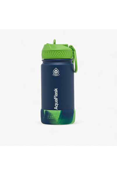 AquaFlask زجاجة مياه ساكورا المصنوعة من الفولاذ المقاوم للصدأ مع مقبض - 414 مل