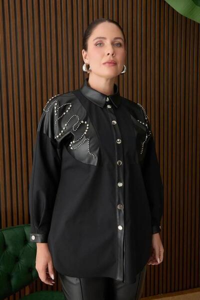 MÜSEMMA Büyük Beden Takım - SİYAH