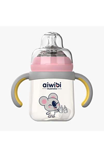 Aiwibi BPA-Free Baby Feeding Bottle 240 ml – Anti-Colic, Wide Neck, Easy Grip...