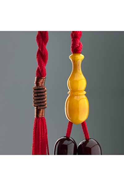 Tasarım Özel Yaptırdığımız Tıraşlı Model Vişne Sıkma Kehribar