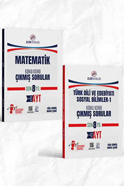 Alan Yayınları AYT Matematik Edebiyat Sosyal-1 Konu Konu Çıkmış Sorular Son 8...