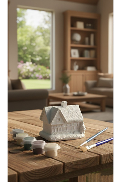 Mithbox Küçük Ev Sevgiliye Hediyelik Biblo Boyama Seti Dekoratif Hobi Kiti / ...