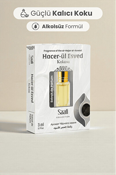 SAAFİ Hacer-ül Esved Kokusu - 3 ml Alkolsüz Esans