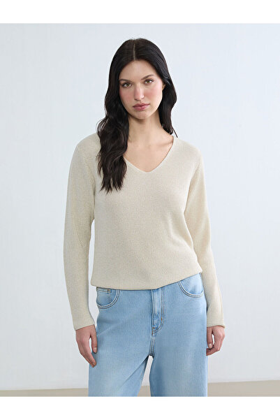 LC Waikiki Özmarka New Season V-Neck Women's Knitwear Sweater