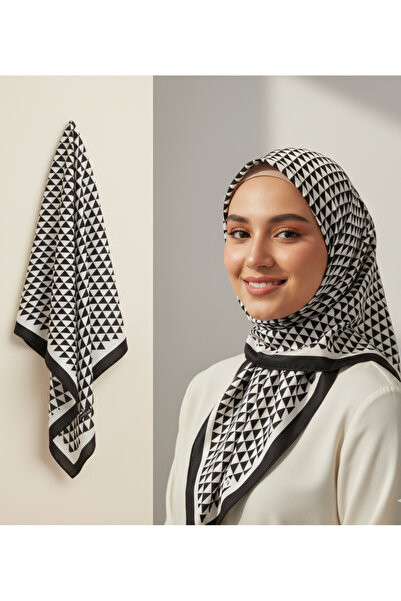 tuaipek وشاح/وشاح بنمط هرمي 90×90 سم