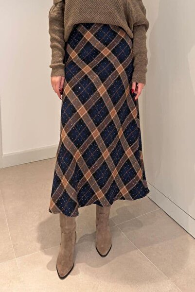 Pulli Collection Пола с каменен каре - тъмно синьо