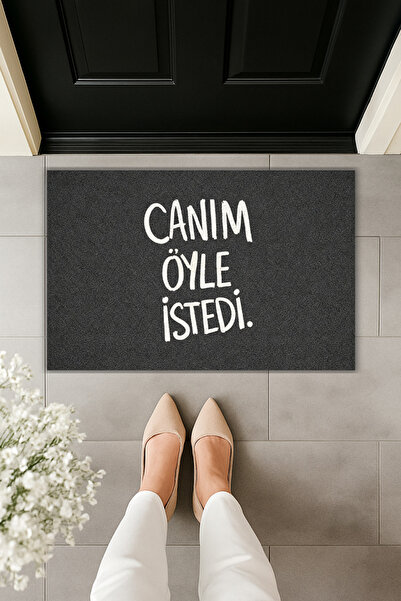 Dormot سجادة مدخل حديثة بطباعة رقمية - كانيم أوفا إيش واي - سجادة مدخل للباب