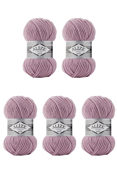 Alize 5 قطع من خيوط سوبرلانا ماكسي 505 السميكة للحياكة اليدوية التركية