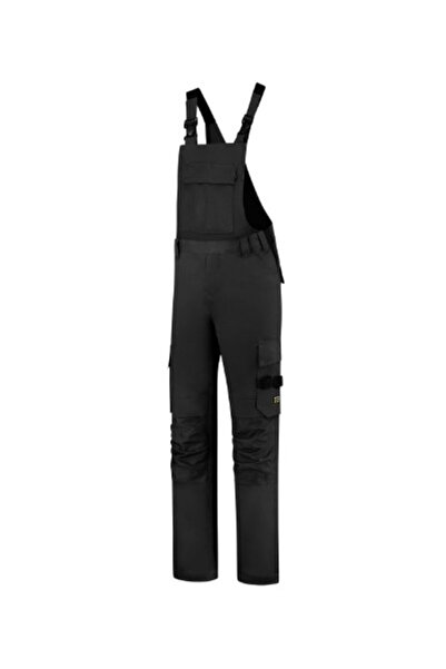 Malfini Salopetă unisex Bib & Brace Twill Cordura T67, 56 Negru