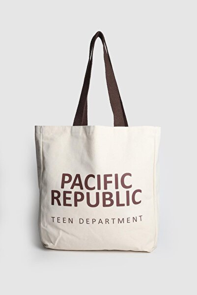 Store حقيبة قماش منقوشة نسائية