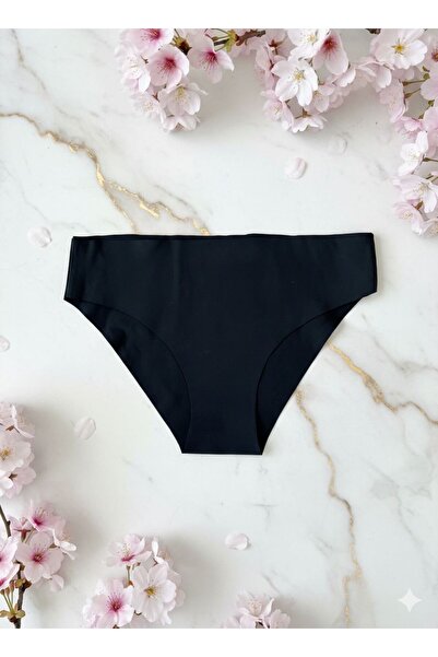 MEOW Women's Stitch-Free Laser Cut No Trace Stretch Fabric Bikini Slip Panties