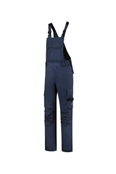 Malfini Salopetă unisex cu bretele și bretele din twill Cordura T67, albastră 46