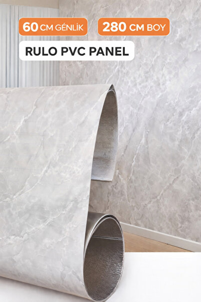 UKAB DEKOR Tek Parça Rulo 1 Adet 60x280 Cm Kendinden Yapışkanlı Esnek Köpük P...