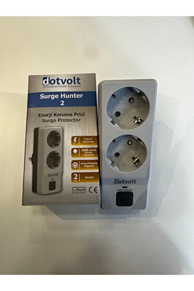 Home Enerji Akım Korumalı 2Li Priz