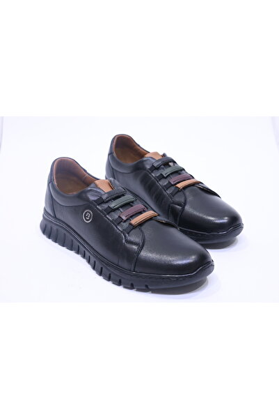 Daloğlu Bej Genuine Leather Orthopedic Comfort Comfortable Women's Shoes