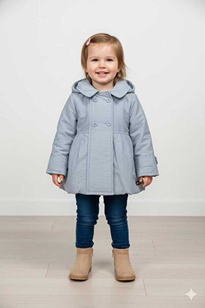 Benittokids Girl's Hooded Coat