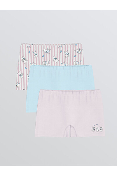 LC Waikiki Özmarka Nou sezon cu imprimeu pentru fete boxeri 3-bucăți