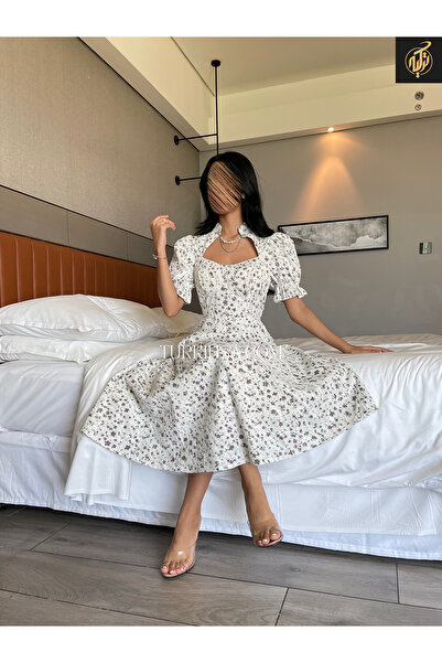 TURKIH فستان ميدي بورود