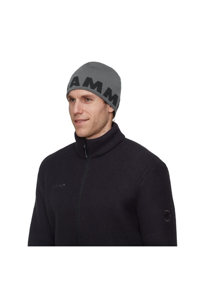 Mammut Caciula Logo Oțel-Negru