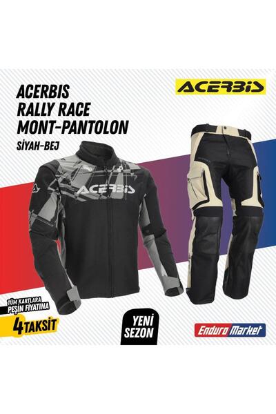 Acerbis Rally Race Mont & Rally Pro Pantolon Siyah