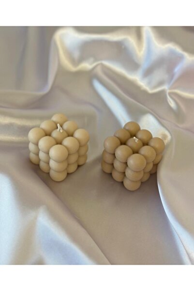 Candle 2 adet Bubble Mum Vanilya Kokulu Mum