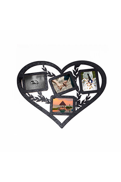 Amco Heart-shaped wooden photo frame 50 cm x 40 cm