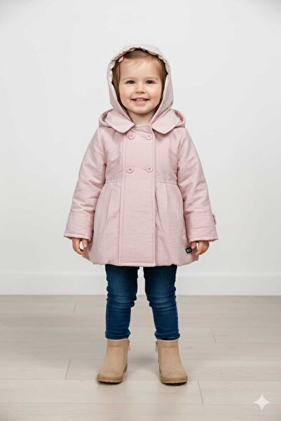 Benittokids Girl's Hooded Coat