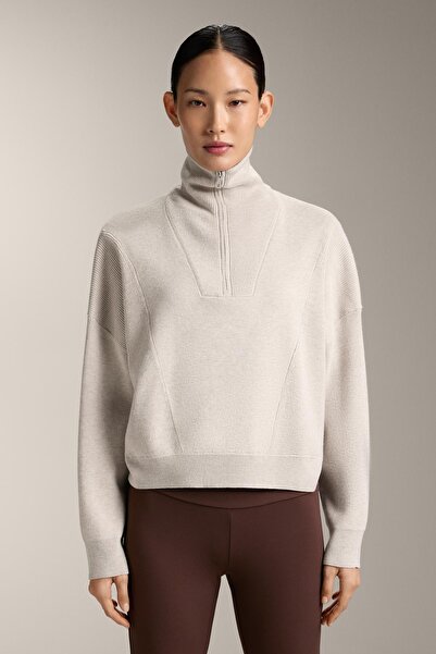 Oysho Balıkçı yaka fitilli örgü kazak