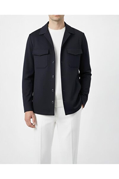 TerziAdemAltun Italian Style S Slim Fit Men's Sports Single Jacket Navy Blue ...