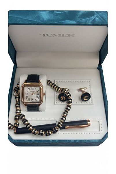 Boutique طقم اكسسوارات رجالي كلاسيكي يتميز بالأناقة والفخامة، يجمع بين اللوني...