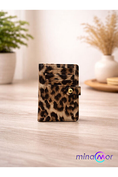 Minamor Kadın Siyah Kartlık ve Cüzdan