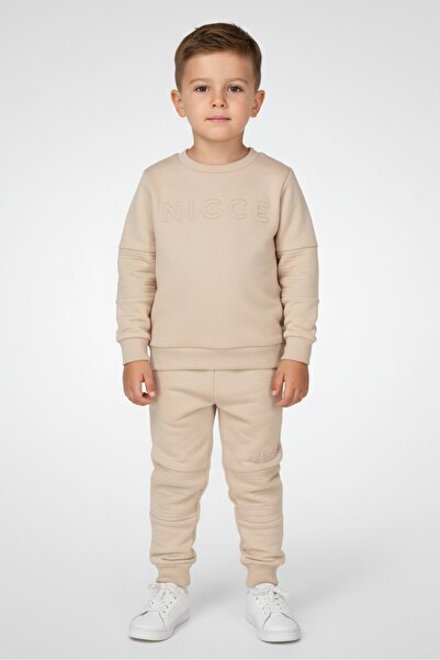 Nicce طقم ملابس للأولاد الصغار مكون من 3 قطع: سويت شيرت، تي شيرت، وبنطال رياض...