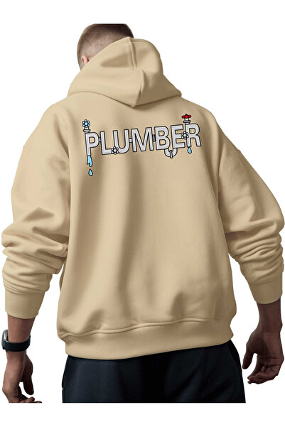 ibibik moda Printed Unisex Oversized /Relaxed Fit Basic Thick/Fleece Lined Ho...