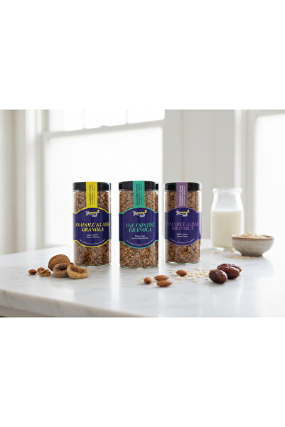 YummyLab Granola 3-Pack 250g Mix Package Anadolu Classic Granola-Ege Breeze G...