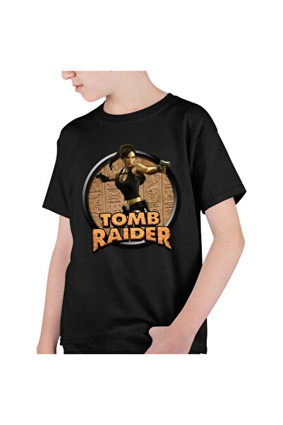 OEM Tricou Copii Baieti Tomb Raider Arheolog Egipt Lara Croft Soldat