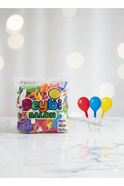 Beybi بالونات قابلة للنفخ 100 قطعة بالونات نطاطة