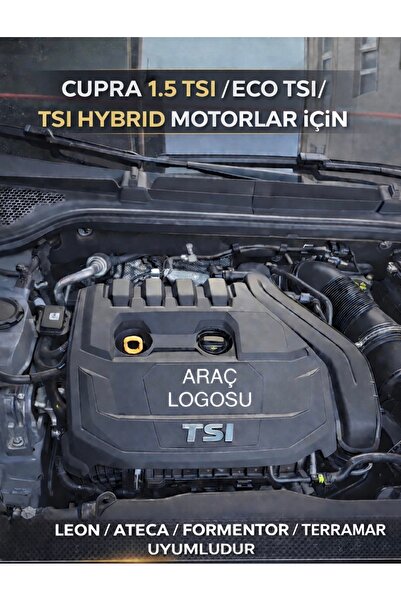 GUNTURKCAR CUPRA 1.5 TSI MOTOR KAPAĞI/ ECO TSI / TSI HYBRID uyumlu