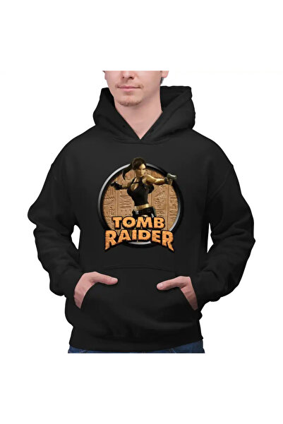 OEM Men's Sweatshirt Tomb Raider Archaeologist Egypt Lara Croft Soldier