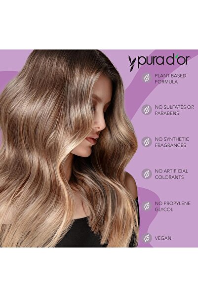 Pura D'or شامبو خل التفاح