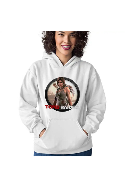 OEM Women's Sweatshirt Tomb Raider Lara Croft War Camouflage