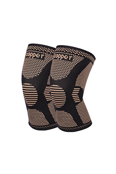 OEM 2-piece set with copper wire compression knee pads, suitable for both men...