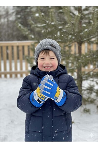 MİNİKO KİDS Ki̇tti̇ 421-0013 Children's 4-8 Snow Ski Gloves