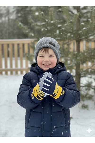 MİNİKO KİDS Ki̇tti̇ 421-0013 Children's 4-8 Snow Ski Gloves
